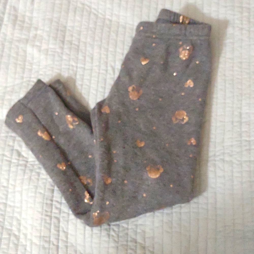 Disney Jumping Beans Limited Edition Minnie Mouse Fleece Leggings Size 4